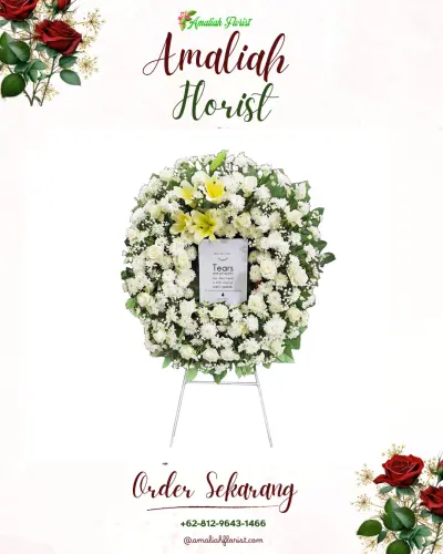 Krans Bunga Duka Cita di Windusari